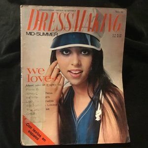 Vintage FASHION Dressmaking Magazine w/patterns